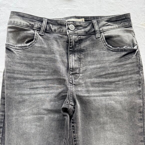 M Jeans Maurices Super Skinny High Rise Curvy Fit Gray Denim Jeans M Short - Picture 4 of 10